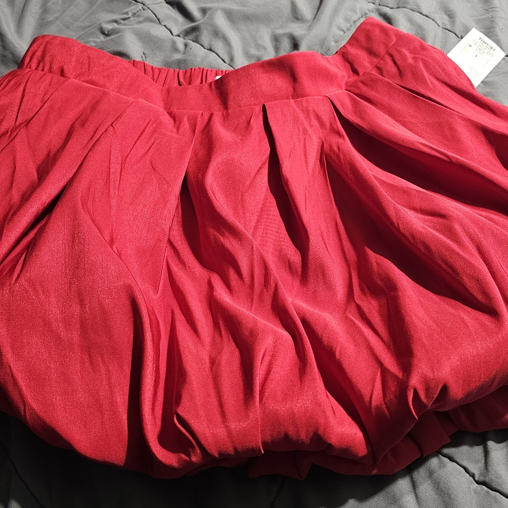 a new day Vibrant Red A-Line Skirt